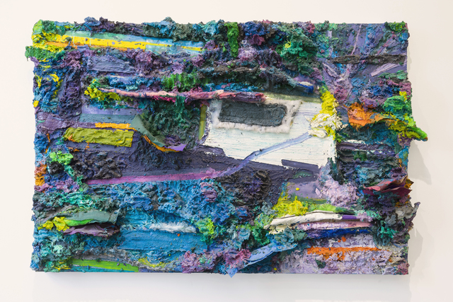 Nuno Ramos, ‘O Que Eu Vejo e o Beco’, 2017, Painting, Ecaustic and oil on wood., Kogan Amaro