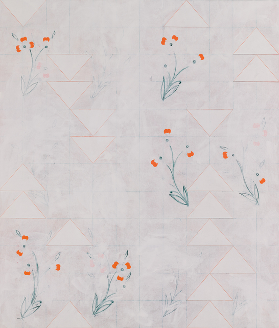 Kamrooz Aram, ‘Ornament for Indifferent Architecture’, 2017, Painting, Oil, wax and pencil on canvas, Museum Dhondt-Dhaenens