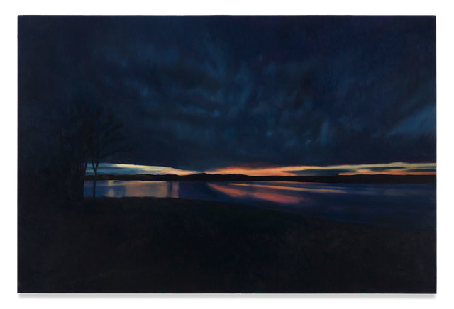 April Gornik, ‘Blue Horizon’, 2020, Painting, Oil on canvas, Miles McEnery Gallery