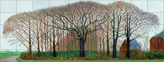 David Hockney, ‘Bigger trees near Warter or/ou Peinture sur le motif pour le nouvel age post-photographique’, 2007, National Gallery of Victoria