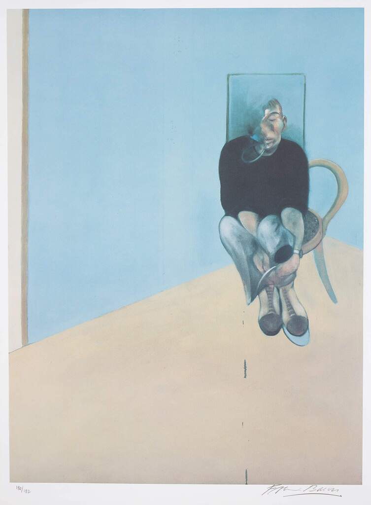 Francis Bacon - Study for Self-Portrait (after, Study for Self-Portrait 1982)