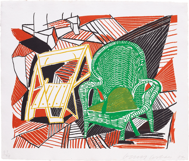 David Hockney, ‘Two Pembroke Studio Chairs, from the The Moving Focus Series’, 1984, Phillips