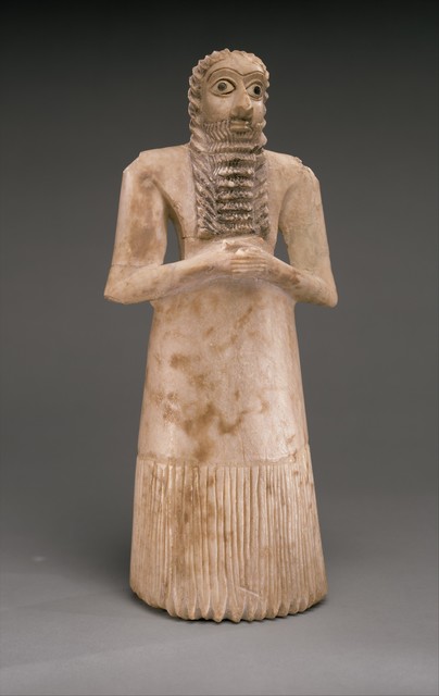 Unknown Sumerian Standing Male Worshiper Ca 2900 2600 B C Artsy