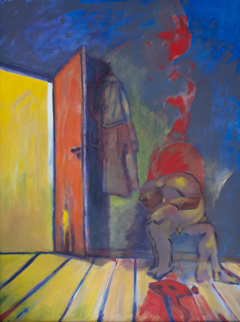 Robert Hodgins, ‘Darkness Falls From the Air’, 1994-1995, Painting, Oil on canvas, EBONY/CURATED