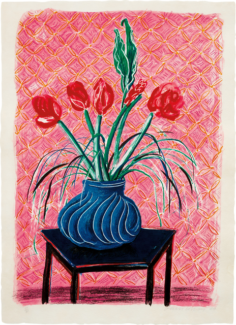 David Hockney, ‘Amaryllis in Vase, from Moving Focus’, 1985, Phillips