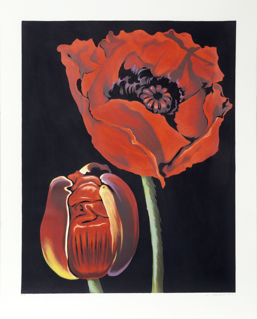 Lowell Nesbitt, ‘Red Poppies’, 1979, Print, Serigraph, RoGallery
