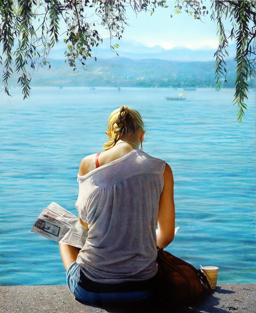 Andres Castellanos, ‘The Girl on the Lake’, Plus One Gallery