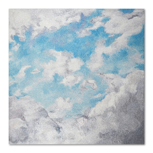 Reuben Paterson, ‘E Whiti, e te ra, e Maene ki te Kiri’, 2019, Painting, Glitter on canvas, Gow Langsford Gallery