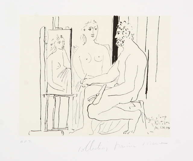 Pablo Picasso, ‘Le Peintre et son Modèle, 1930’, 1979-1982, Print, Lithograph on Arches paper, RoGallery