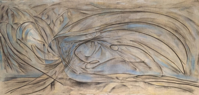 Joseph Sánchez, ‘Looking Back’, 2014, Painting, Oil and conte on polished portrait linen, Kinsman Robinson Galleries