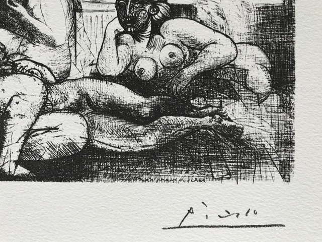Pablo Picasso, ‘Quatre femmes nues et tête sculptée (Suite Vollard Planche LXXXII)’, 1973, ByNewArt