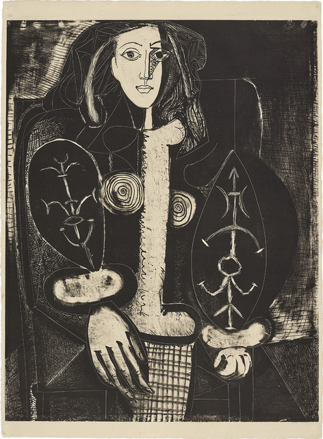 Pablo Picasso, ‘Femme au fauteuil No. 1 (d'après le rouge) (Armchair Woman No. 1, from the red)’, 1948, Phillips