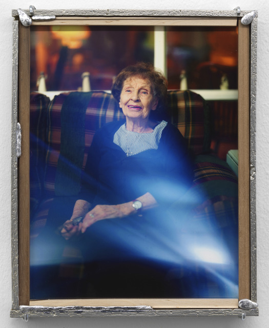 Em Rooney, ‘Kathryn with Cross’, 2019, Photography, Digital c-print, cast pewter frame, walnut, glass, Galerie Fons Welters