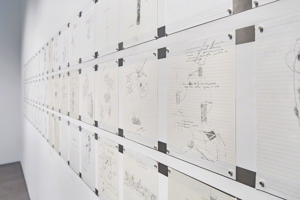 Installation view: Jorge Tacla: Hidden Identities, 2015. Photo John Muggenborg. Installation view: Jorge Tacla: Hidden Identities, 2015. Photo John Muggenborg.