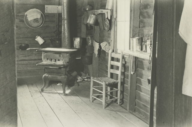 Walker Evans, ‘Kitchen in Floyd Burroughs's Home, Hale County, Alabama’, 1936, Photography, Gelatin silver print; printed c.1936, Howard Greenberg Gallery