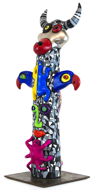 Niki de Saint Phalle, ‘Small Bull Totem’, 2000, Heather James Fine Art