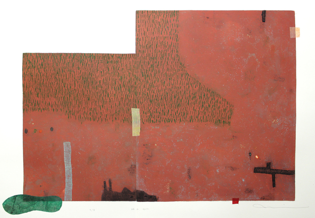 Marie Okada, ‘Where Time Went’, 2013, Print, Etching with collage, The Tolman Collection of New York