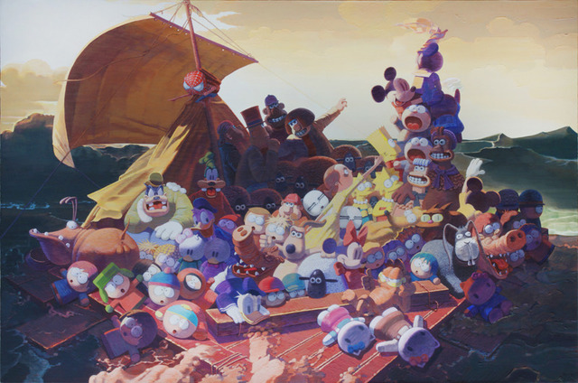 Zhang Gong, ‘The Raft of the Medusa’, 2013, Painting, Acrylic on canvas, Eli Klein Gallery
