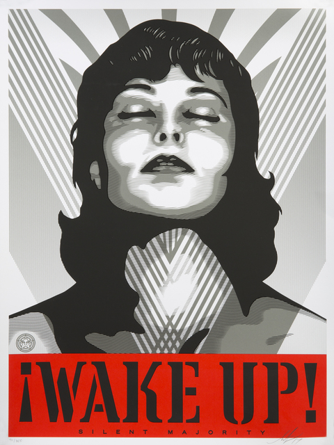 Shepard Fairey (OBEY), ‘Wake Up!’, 2017, Julien's Auctions