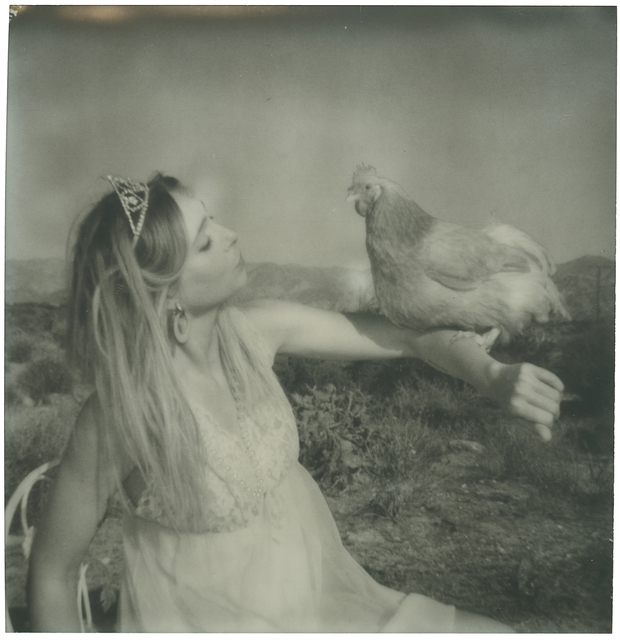 Stefanie Schneider, ‘Princess Kiss (Chicks and Chicks and sometimes Cocks)’, 2018, Photography, Digital C-Print, based on an original expired Polaroid not mounted, Instantdreams