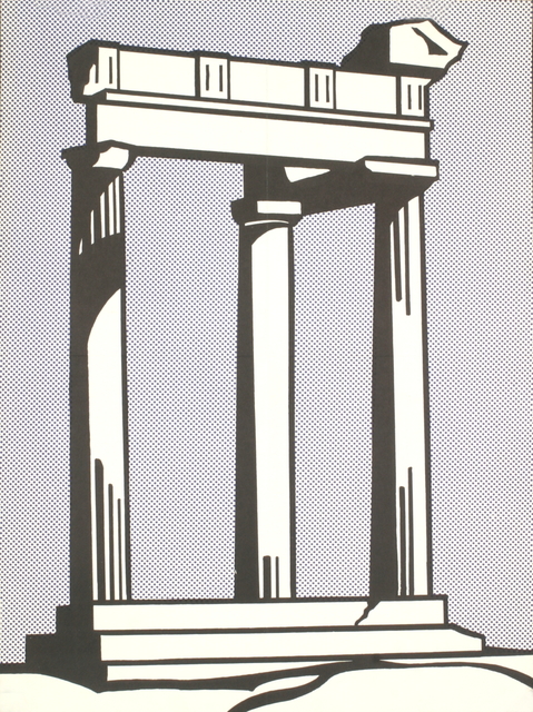 Roy Lichtenstein, ‘Temple with folds.’, 1964, ArtWise