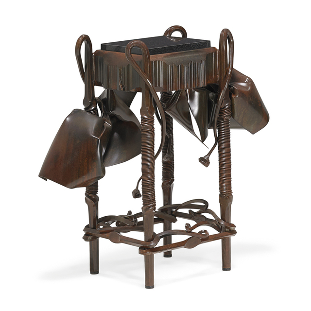 Albert Paley, ‘Fine plant stand/side table, Rochester, NY’, 2005, Rago