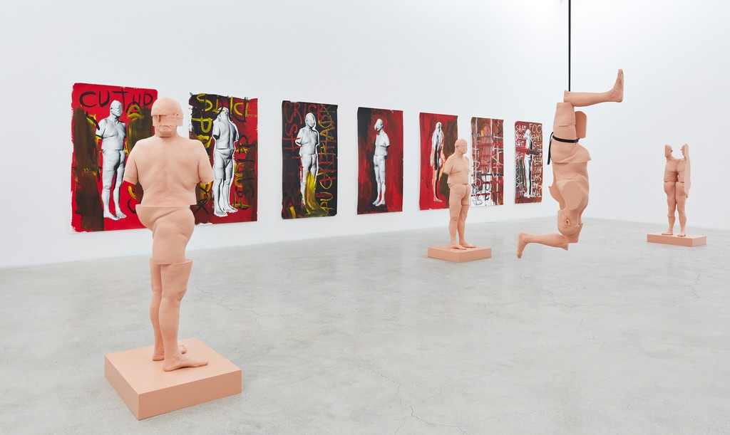 Installation view: Paul McCarthy, Cut Up and Silicone, Female Idol, WS, Kukje Gallery, Seoul. Courtesy Kukje Gallery, Seoul. Installation view: Paul McCarthy, Cut Up and Silicone, Female Idol, WS, Kukje Gallery, Seoul. Courtesy Kukje Gallery, Seoul.