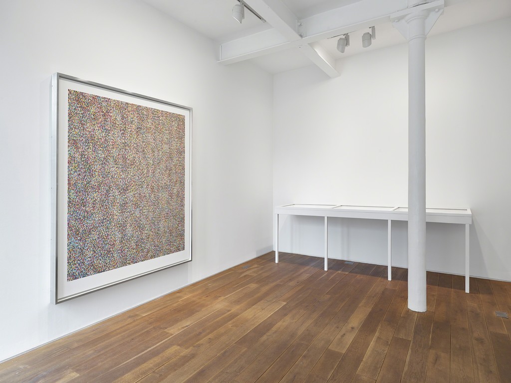 Installation view of James Hugonin's solo exhibition 'Binary Rhythm: Paintings 2010 - 2015'
Ingleby Gallery, Edinburgh (10 October - 21 November 2015) Installation view of James Hugonin's solo exhibition 'Binary Rhythm: Paintings 2010 - 2015'
Ingleby Gallery, Edinburgh (10 October - 21 November 2015)