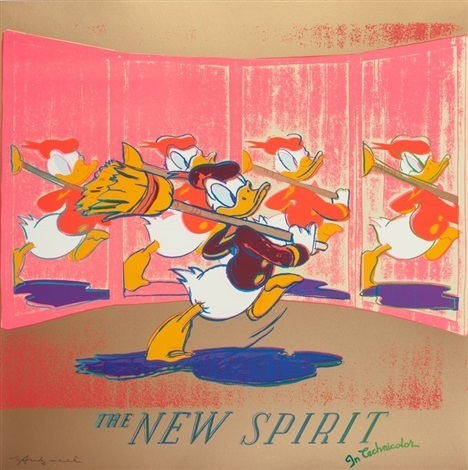 Andy Warhol, ‘The New Spirit (Donald Duck) 357’, 1985, Print, Screenprint on Lenox Museum Board, Lush Art Agency