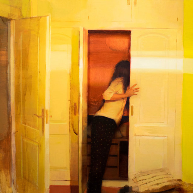 Jose Luis Ceña, ‘El secreto del armario’, ca. 2019, Painting, Oil on canvas, Galeria Jordi Barnadas