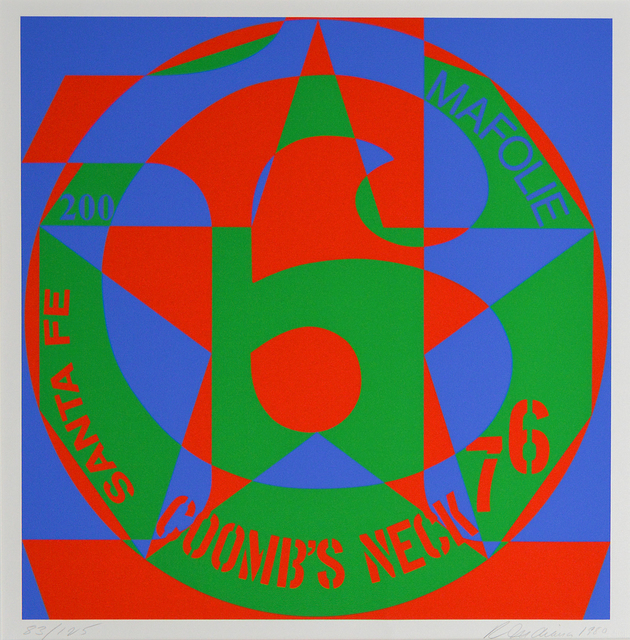 Robert Indiana, ‘Decade No. 6’, 1980, Print, Screenprint, Heather James Fine Art Gallery Auction