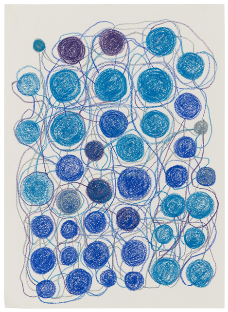 Atsuko Tanaka, ‘Work’, 2004, Drawing, Collage or other Work on Paper, Oil pastel on paper, Whitestone Gallery