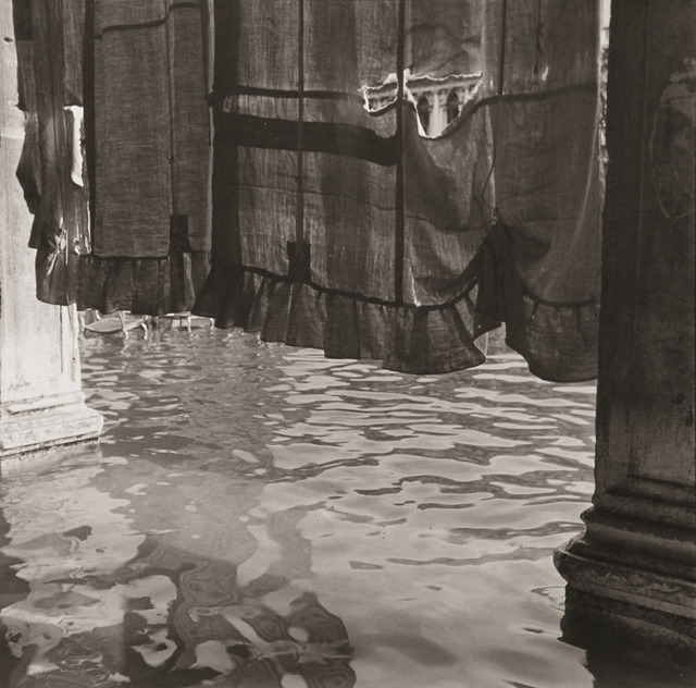 Bruce Cratsley, ‘Curtain, St. Mark’s Square (Alta Aqua), Venice’, October 1980/1981, Photography, Gelatin silver print, ClampArt