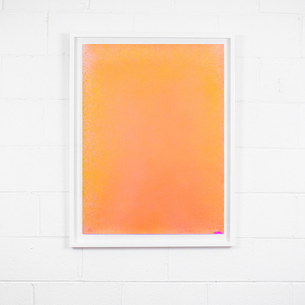 Jules Olitski "ORANGE SPRAY" , 1970
Jules Olitski "ORANGE SPRAY" , 1970