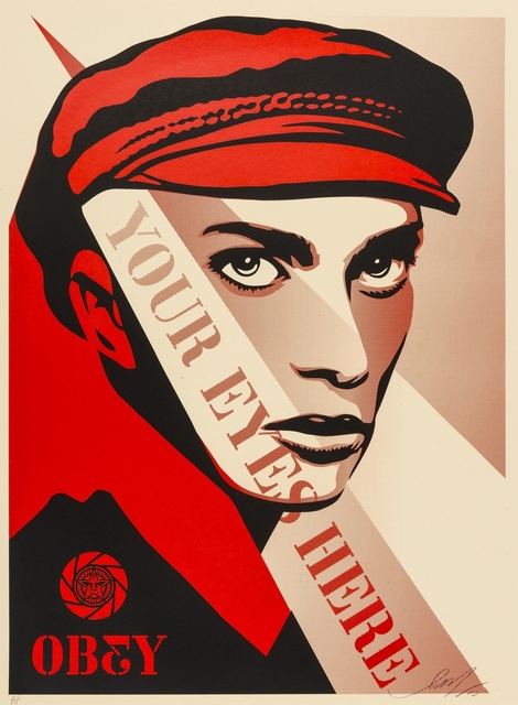 Shepard Fairey, ‘Your Eyes Here’, 2010, Forum Auctions