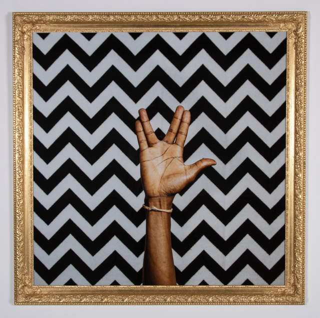 Gerald Machona, ‘Live long and prosper’, 2018, Photography, Espon Hotpress on Perspex with gold gilded frame, Goodman Gallery
