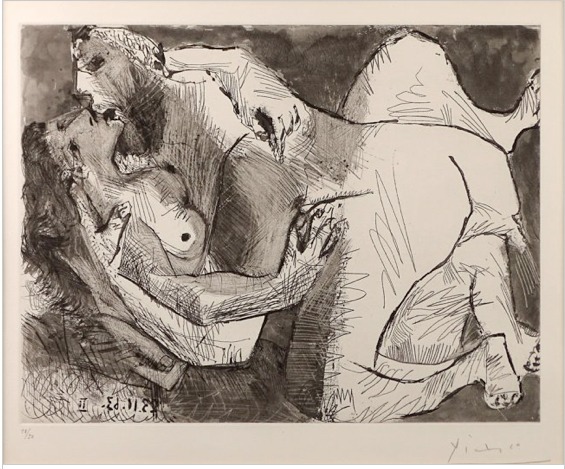 Pablo Picasso, ‘Etreinte VII’, 1963, Alessandro Berni Gallery