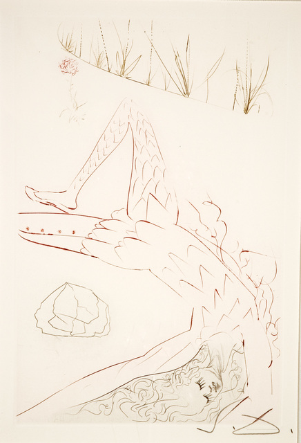 Salvador Dalí, ‘Tristan Wounded (Tristan and Iseult, Plate F)’, 1970, Martin Lawrence Galleries