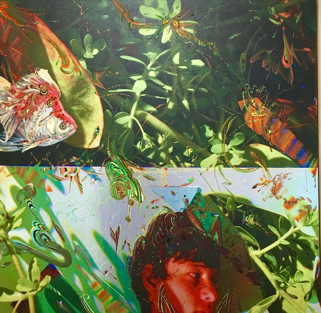 Gegam Kacherian, ‘Amphibian Man’, 2016, Painting, Acrylic & UV coated Ink on Mylar, Tufenkian Fine Arts
