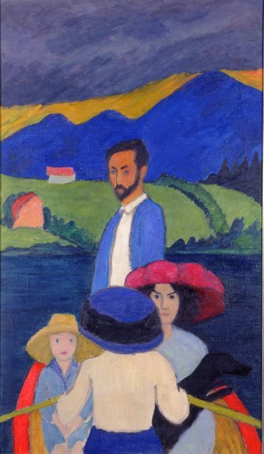 Gabriele Münter
Kahnfahrt, 1910
Boating
Oil on canvas,125 x 74 cm
Milwaukee Art Museum, Gift of Mrs. Harry Lynde Bradley
© Gabriele Münter- und Johannes Eichner-Stiftung, Munich / VISDA 2018
Photo: Efraim Lev-er
Gabriele Münter
Kahnfahrt, 1910
Boating
Oil on canvas,125 x 74 cm
Milwaukee Art Museum, Gift of Mrs. Harry Lynde Bradley
© Gabriele Münter- und Johannes Eichner-Stiftung, Munich / VISDA 2018
Photo: Efraim Lev-er