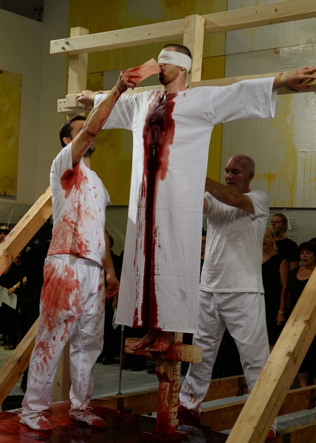 Hermann Nitsch, ‘155. Aktion, 1.9.2018, Nitsch Museum Mistelbach, Fotograf: Reinhard Ehn’, 2018, Galerie Elisabeth & Klaus Thoman