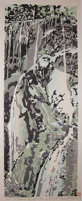 Daryl Howard, ‘I noticed my reflection in this water’, 2004, Print, Woodblock Print, Ronin Gallery