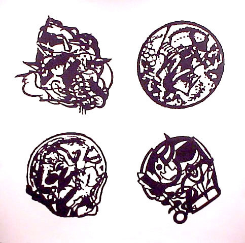 Peter Nagy, ‘Four Cancer Logos’, 1988, Print, Lithograph, Kunzt Gallery