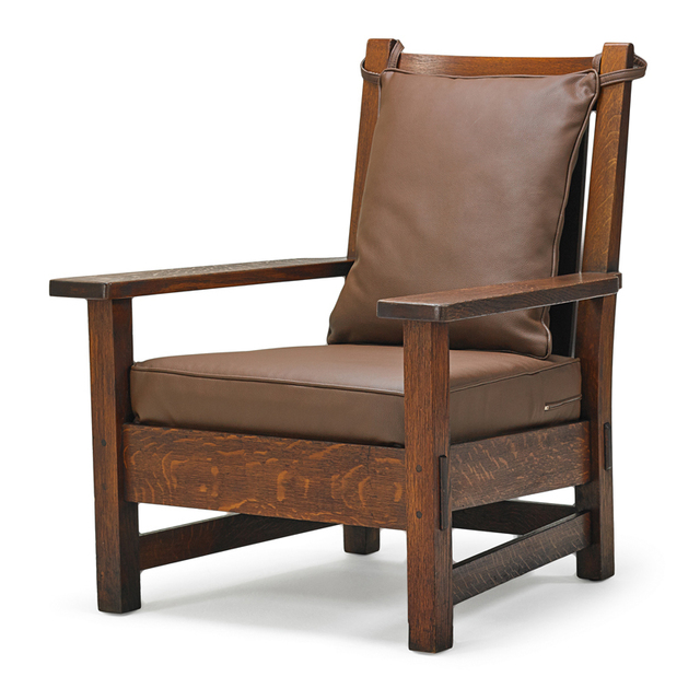 Stickley Brothers, ‘Large Armchair, Grand Rapids, MI’, ca. 1905, Rago/Wright
