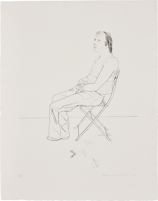 David Hockney, ‘Mo with Five Leaves’, 1971, Phillips