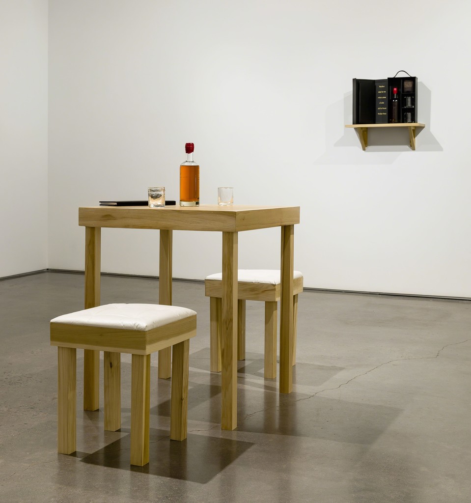 Installation view: MK Guth: Shout, Recount, Get Drunk, 2016. Photo by Etienne Frossard. Installation view: MK Guth: Shout, Recount, Get Drunk, 2016. Photo by Etienne Frossard.