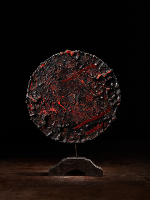 Unknown Japanese, ‘Lacquer smith’s circular panel ’, Showa period (1926-1989), Design/Decorative Art, Lacquer on wood, Rasti Chinese Art