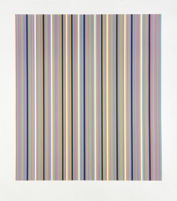 Bridget Riley - Silvered 2 (Schubert 29)