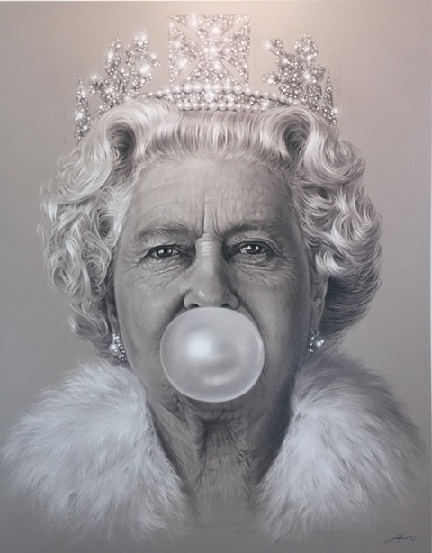 Michael Moebius, ‘The Queen Bubblegum’, 2016, Print, Pigment print on canvas, Dallas Collectors Club