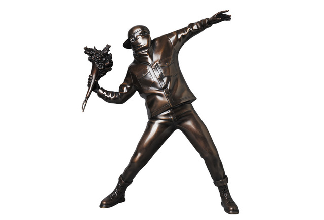 Banksy, ‘Flower Bomber Bronze’, 2019, Sculpture, Bronze, Mr Q. Gallery